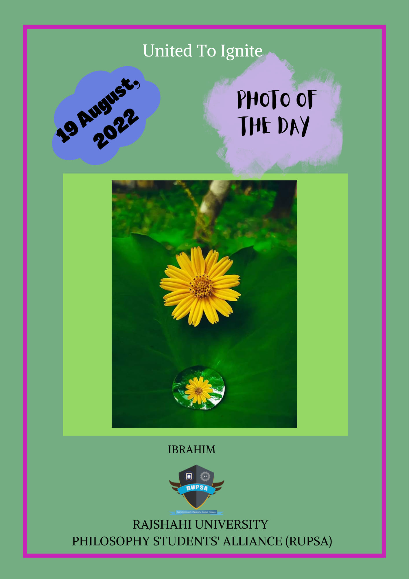 RUPSA 1ST PHOTOGRAPHY CONTEST 2022 image